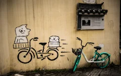 Bicycles on the Wall