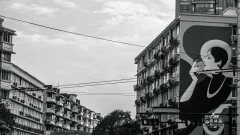 Street Corner in Monochrome