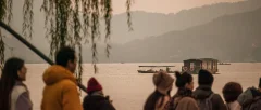 Figures by the Lake