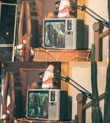 Old Television Reflections